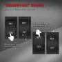 DaierTek Reverse Polarity Toggle Rocker Switch 30 Amp 12V DC Motor Control RV Power Jack Momentary Reversing Switch DPDT for 5th Wheel Tongue Trailer Stabilizer -2Pack