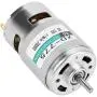 XD-775 12V/24V High Speed Low Noise Double Ball Bearing Brush DC Motor for Many Machine,Small Lathe,Precision Machine Battery Car(24V20000)