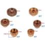 Vehicles-OCS 48DP 18T 20T 22T 24T 26T 28T Brush Brushless Motor Pinion Gears Set for 1:10 S CS R31 SCX10 RC Car Off-Road Climber Short Truck