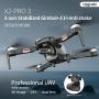 GoolRC X2-PRO3 Foldable GPS Drone with 4K Camera for Adults, 5G WiFi FPV Drone with 3-Axis Gimbal, EIS Anti-Shake, RC Quadcopter with Brushless Motor, Auto Return, Follow Me, Storage Bag and 2 Battery
