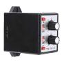 Twin Timer Relay, ATDV-NC On Off Twin Timer Relay Knob Control Time Switch Control Adjustable 6S-60M AC 220V