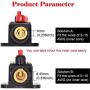 2 Pack 150A Inline 12 Volt Circuit Breaker with Manual Reset,Marine 150 amp Inline Fuse for Car Audio, Stereo Switch and Solar Inverter System