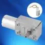 DC 12/24V Brushless Worm Motor Speed Reduction Gear Motor for Robots Locks DIY, Gear Motor 4~150Rpm (12V 18RPM)