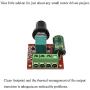 Hahiyo 3-35V Low Voltage DC Motor Speed Controller Smooth Linear Adjustment Knob Compact Units Reduce Heat Module Dimmer Switch Regulator 3 Pieces for Mini Fan Electric Pumps LED Light