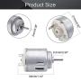 Fielect 5Pcs DC Motor 1.5-6V 5000-20000RPM Micro Motor Mini Motor Electric Motor Round Shaft for RC Boat DIY Airplane Toys Model DIY Hobby