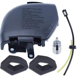 Air Filter Cleaner Cover Housing Base Fuel Line Filter Kit for Gx35 Gx35nt 1.3hp 35cc Gas Engine Motor Trimmer Brush Cutter Outdoor Power Tools for Patio Mower