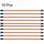 uxcell 10Pcs 23CM 3-Pin Male to Male Lead Servo Extension Cable Cord Connectors, 22AWG 60-Cores Wire for RC Futaba JR Servo