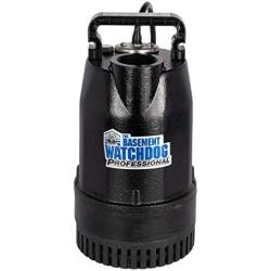THE BASEMENT WATCHDOG Model SIT-50D 1/2 HP 4,400 GPH at 0 ft. and 3,540 GPH at 10 ft. Cast Iron Submersible Sump Pump with Top Discharge and Caged Dual Micro Reed Float Switch and Controller