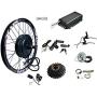 Programmable, 3000W Electric Bike Conversion Kit with 3000W Brushless DC Motor/E-Bike Conversion Kit,72V 80A Sabvoton Controller with PAS and Alarm