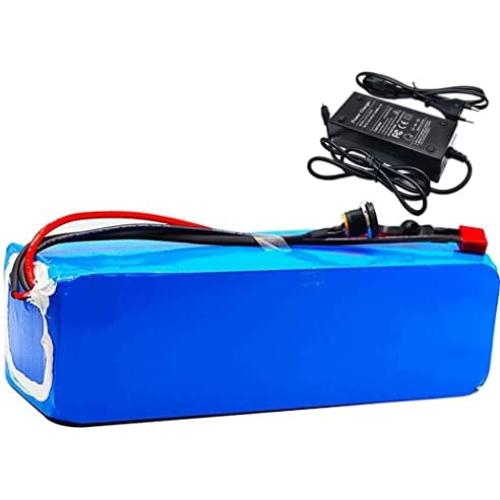 Wnicek 36V Ebike Battery 12AH 10S 4P Electric Bike Lithium-ion Battery Pack with 42V Charger for 500W 350W 250W 100W Motor with BMS and T Plug