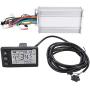Vbest life Speed Controller Kit, 500W 24V-60V Brushless Speed Controller with Waterproof LCD Display Panel for Electric Bicycle Scooter