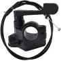 LAXEEM 7/8 22mm Metal Thumb Throttle Cable Accelerator Handle Assembly For Chinese 50cc 70cc 90cc 110cc 125cc 250cc ATV Quad Go Kart