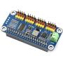 Servo Driver HAT for Raspberry Pi/Jetson Nano 16-Channel 2-bit I2C Interface PCA9685 Driver Supports Servo Such as SG90, MG90S, MG996R, etc