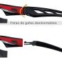 Upgrade Sport Sunglasses with 5 Interchangeable Lenses,Polarized UV400 Protective Cycling Glasses for Outdoor activities