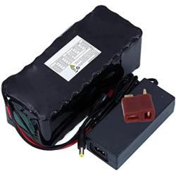 Jieoto 36V 12Ah 10S 4P Ebike Lithium Battery Rechargeable Lithium-ION Battery Pack Fits for 200W 250W 350W 500W Electric Bicycles Motor with 20A BMS and 42V 2A Charger