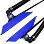Seaworks Dual Feed Muff Style Boat Motor Flusher | Use for Antifreeze Winterization or Common Water Flush | 5/8 Inch Standard Garden Hose Connection (Blue)
