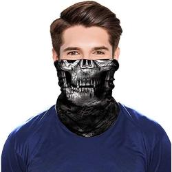 Seamless Neck Gaiter Shield Scarf Bandana Face Mask Seamless UV Protection for Motorcycle Cycling Riding Running Headbands