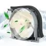 Upgrade New Refrigerator Condenser Fan Motor DA97-15765A DA97-15765C DA97-12842A Compatible with Samsung Refrigerators RH22H9010SR, RF23HTEDBSR RF263BEAEBC RF24FSEDBSR RH25H5611BC