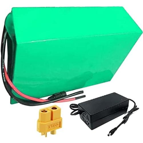 Jieoto Electric Bicycle Scooter Battery 36V 36AH E-Bike Battery Lithium Pack Rechargeable Bike Li-ion Battery with Charger, for 250W 350W 500W 800W Bicycle Motor