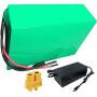 Jieoto Electric Bicycle Scooter Battery 36V 36AH E-Bike Battery Lithium Pack Rechargeable Bike Li-ion Battery with Charger, for 250W 350W 500W 800W Bicycle Motor