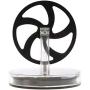 Stirling Engine Motor Sterling Engine Model DIY Childrens Toys Puzzles Assembled Teaching Model (Color : Black, Size : One Size)