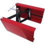 XKH- Heavy Duty Motorcycle Lift Scissor Jack Center Hoist Stand For 1,100LBS Weight Capacity/ATV/Dirt bikes/Smaller Similar Vehicles [P/N: ET-CAR-FIX012-BK+RED]