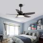 Ventilateur de plafond 140 cm avec lumière et télécommande, ALUOCYI, modèle éclipsable, 5 pales, 6 vitesses, moteur silencieux réversible, pour chambre, salon, intérieur ou extérieur. Ventilateur de plafond 140 cm avec lumière et télécommande, ALUOCYI, modèle éclipsable, 5 pales, 6 vitesses, moteur silencieux réversible, pour chambre, salon, intérieur ou extérieur.