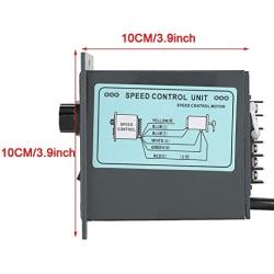 Motor Speed Controller, AC 220V 0-1450rpm Digital Adjustable Stepless Motor Speed Regulator 50Hz 15-400W(250W)
