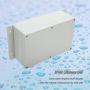 Erfo Junction Box ABS Plastic Universal Electrical Project Enclosure, IP65 Waterproof Dustproof DIY Electronic Case with Fixed Ear White (7.9 x 4.7 x 3 inch)