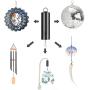 Ainiv Wind Spinner Motor, 30RPM Hanging Display Motor for Wind Spinner Ornament Hanging Decor Wind Chimes Baby Crib Mobile 1 D Battery or 3 AA Batteries Operated Motor with Parallel Battery Converter