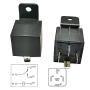 Electric Fan Wiring Kit Electric Fan Relay Kit with Thermostat Radiator Fan Sensor Switch Electric Cooling Fan Thermostat Kit Temperature Sensor Switch 185 On 175 Off, 40 AMP Waterproof Relay Kit