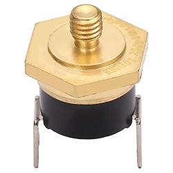 Fielect KSD301 Thermostat Temperature Control Switch,Adjust Snap Disc Temperature Switch 100°C Copper M5 Normally Closed 1 Pcs