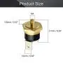 Fielect KSD301 Thermostat Temperature Control Switch,Adjust Snap Disc Temperature Switch 105°C Copper M4 Normally Closed 1 Pcs