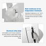 Coldwind Wind Generator Kit 500W 12V 24v 48V Wind Turbine Motor 5 Blades with Charge Controller for Home Garden-White 500w 12v