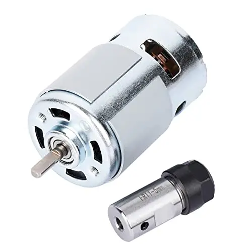 Comgrow 775 DC Motor DC 12V - 24V Max 10000RPM - 20000RPM Ball Bearing Large Torque High Power Low Noise Gear Motor Electronic Component Motor