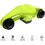 Asiwo Underwater Scooter with Action Camera Mount - Dual Motor Sea Scooter OLED Display Waterproof for Diving Swimming Snorkeling Adventures and Chasing Fish