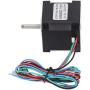 Stepper Motor, Stable Standard 2 Phase Copper Coil Long Life Span Step Motor Driver Rapid Speed for Printer
