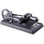 Teerwere Stirling Engine Motor Hot Air Stirling Engine Model Heat Generator Physical Model Toy Collection Home Office Collectible Gift (Color : Silver, Size : One Size)