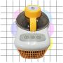 Ice Cream Maker Machine Self-Freezing System 1.5 Pint 90W Energy-saving Motor See-through Lid K45559CO2000 (Renewed) (Orange)