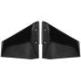 Fydun Hydrofoil, Pair Small Hydrofoil Boat Motor Stabiliser Enigne Components for 4‑50HP Outboard with Bolt Nut