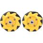 Mecanum Wheel 48mm Omni-Directional Wheel Smart Robot Car Accessories DIY Toy Components (1 Pair)