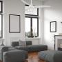 Minka-Aire F844-WH Light Wave 52