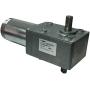 BEMONOC Powerful DC Electric Motor 24V Reversible 45 RPM Geared Reducer Motor High Torque Double Right Angle Out Shaft 10mm with Metal Gearbox BBQ Motor