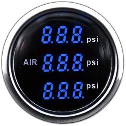 Motor Meter Racing Electronic Air Suspension Pressure Gauge 2-1/16