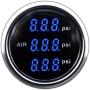Motor Meter Racing Electronic Air Suspension Pressure Gauge 2-1/16
