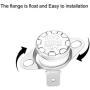 uxcell KSD301 Thermostat 130°C/266°F 10A Normally Closed N.C Adjust Snap Disc Temperature Switch for Microwave,Oven,Coffee Maker 2pcs