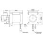 STEPPERONLINE Nema 17 Stepper Motor Bipolar 2A 59Ncm(84oz.in) 48mm Body 4-lead W/ 1m Cable and Connector compatible with 3D Printer/CNC