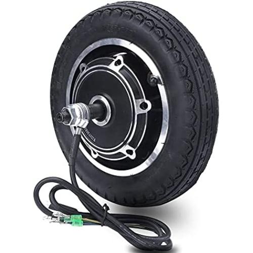 10 Inch Hub Motor 1000w, 24/36/48V 350W Tyre Electric Motor Kit for Motor Electric Bicycles, E-Bike, Electric Scooter