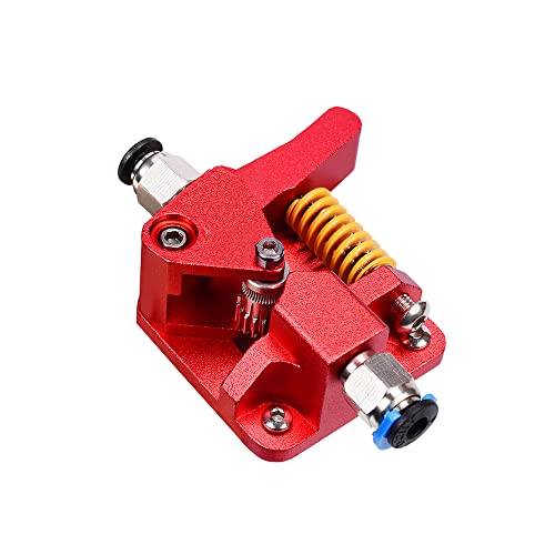 BZ 3D Dual Gear Extruder,Ender 3 Extruder Upgrade,CR10S PRO Dual Driver Metal Extruder for Ender 3/V2/Pro/Ender 5/CR-10/CR-10S 1.75mm Filament.（Double Pneumatic）