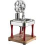 PFCKE Stirling Engine Motor Steam Heat Education Model Toy Kit Class Teaching Stirling Engine Kit for Adults Desktop Educational Toy Collection Unique Gift for Engineers M16-CW